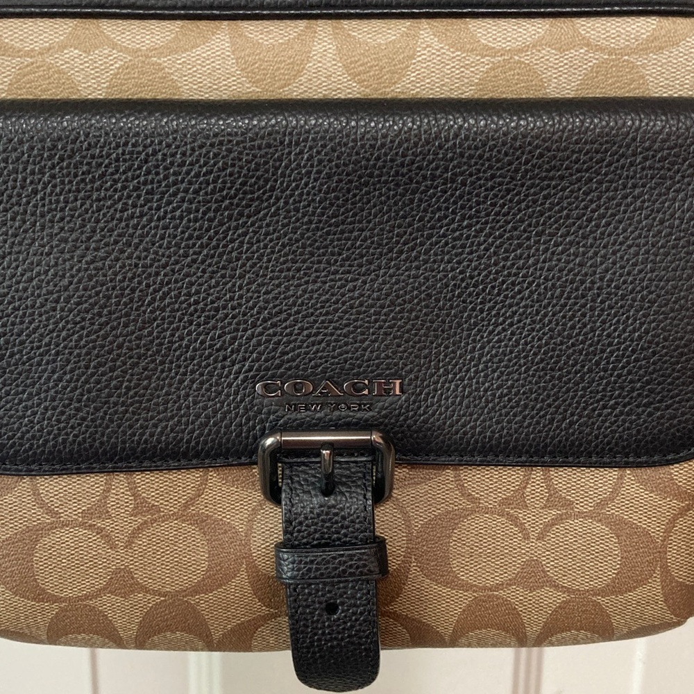 Coach Black and BrownHudson Men's Messenger Bag